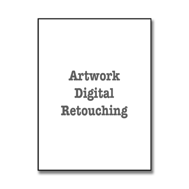 Artwork Digital Retouch(15 min)